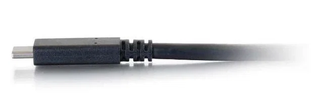 C2G Cable USB C 1m 88848 USB 3.2 Gen 2 (10 Gbps) Macho/Macho con Soporte 4K, DisplayPort Alt Mode y Carga de 60W, Negro