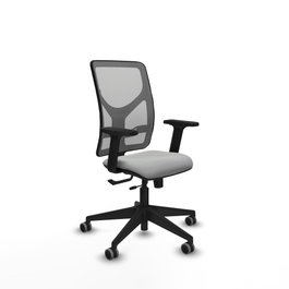 PIQUERAS Y CRESPO Silla de oficina Motilla Gris con mecanismo Sincro/Traslack