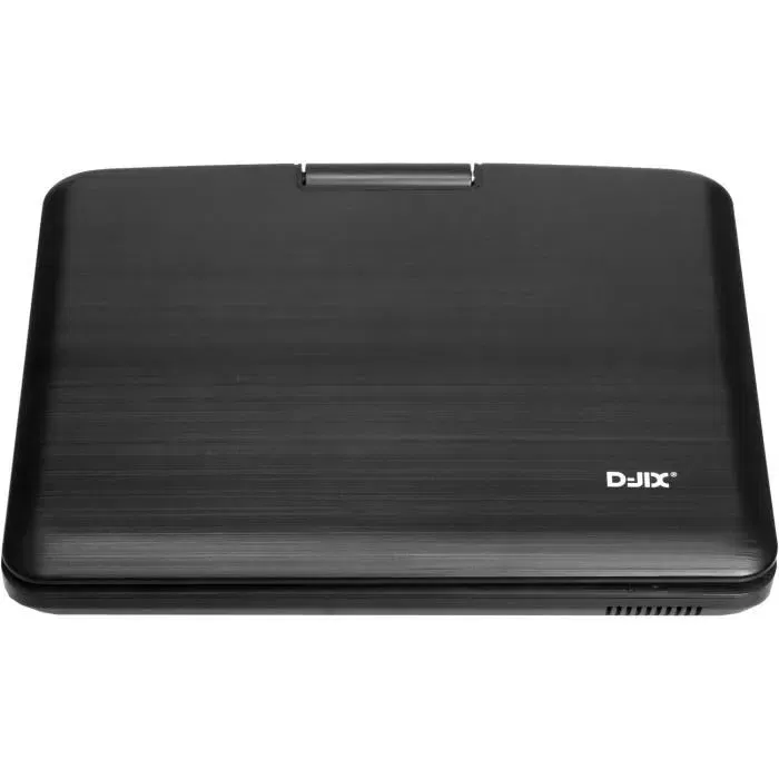 D-JIX PVS906-20 Reproductor de DVD Portátil con Pantalla Giratoria de 9 Pulgadas, USB y Lector SD - Negro