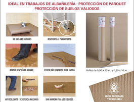 Pintor Supertape Protector Suelo Rollo 90 cm x 25 m de 3 capas