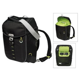Basil Miles Bolsa Impermeable Poliéster 14L con Sistema Hook On y Reflectante