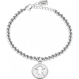 La Petite Story Pulsera LPS05AQL02 de Acero Inoxidable Gris
