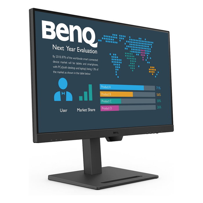 BenQ BL2790QT Monitor 27" QHD IPS 2560x1440 75Hz USB-C DP HDMI Altavoces Ajustable en Altura Negro