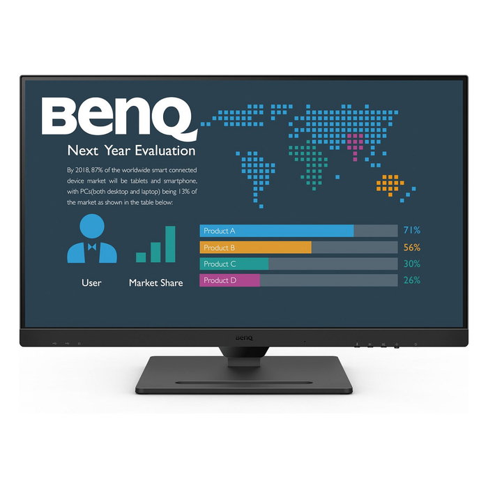 BenQ BL2790QT Monitor 27" QHD IPS 2560x1440 75Hz USB-C DP HDMI Altavoces Ajustable en Altura Negro