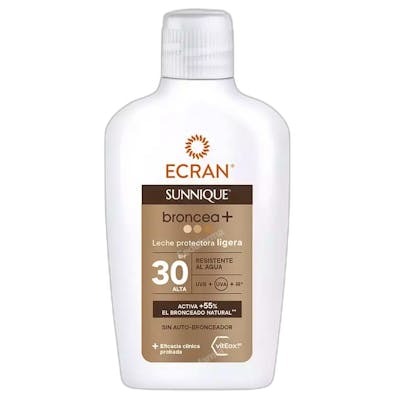 Ecran Sunnique Broncea+ Leche Protectora SPF30