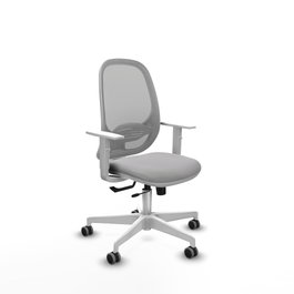 PIQUERAS Y CRESPO Silla de oficina Cilanco Gris con mecanismo Sincro/Traslack