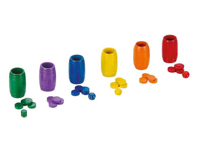 Cayro Accesorios para 6 Jugadores de Madera para Niños y Adultos