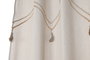 Cortina DKD Home Decor Natural 260 x 140 cm (2 Unidades) Poliéster Algodón