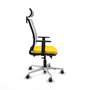 PIQUERAS Y CRESPO Silla de oficina Haches Sincro/Traslack Amarillo/Blanco