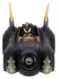 Jakks Pacific Figura Vehículo Batmobile Batman con Shadow Sonic 6 cm para niños 3 años, PVC