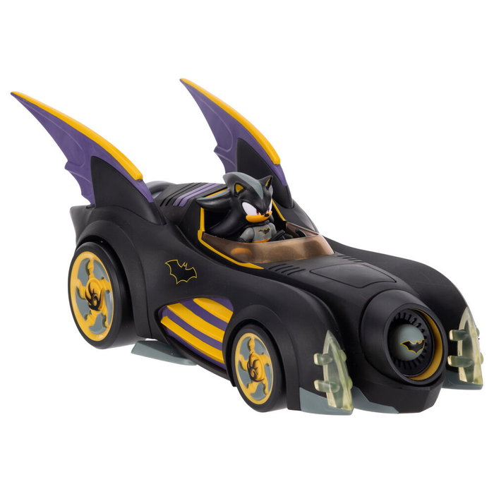 Jakks Pacific Figura Vehículo Batmobile Batman con Shadow Sonic 6 cm para niños 3 años, PVC