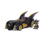 Jakks Pacific Figura Vehículo Batmobile Batman con Shadow Sonic 6 cm para niños 3 años, PVC