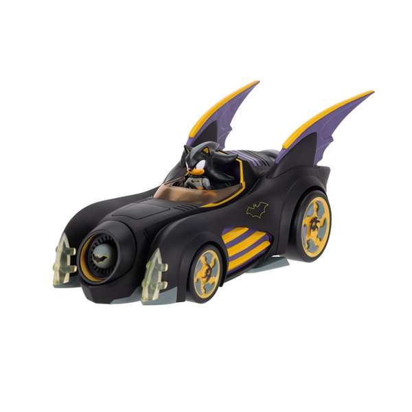 Jakks Pacific Figura Vehículo Batmobile Batman con Shadow Sonic 6 cm para niños 3 años, PVC
