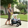 Little Tikes Cozy Coupe Coche de Policía para Niño - Cochecito Infantil con Puertas, Claxon y Suelo Desmontables - Juguete para Niños a Partir de 18 Meses