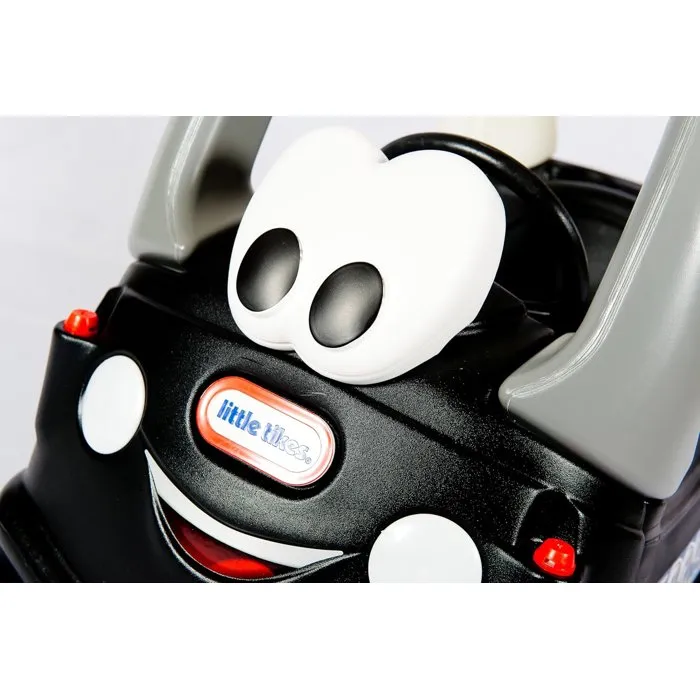 Little Tikes Cozy Coupe Coche de Policía para Niño - Cochecito Infantil con Puertas, Claxon y Suelo Desmontables - Juguete para Niños a Partir de 18 Meses