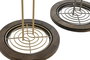 DKD Home Decor Portarrollos de Metal y Rubberwood Surtido de 2 Unidades