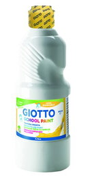 Giotto Témpera Escolar Lavable Blanco Botella 500 mL