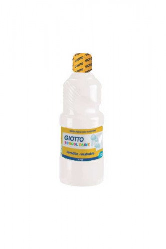GIOTTO Témpera Escolar Lavable Blanco Botella 500 ml GIOTTO Témpera Escolar Lavable Blanco Botella 500 ml