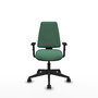 PIQUERAS Y CRESPO Silla de oficina Elche Verde esmeralda