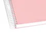 Liderpapel Cuaderno Espiral A5 Micro Crafty Tapa Forrada 120 Hojas 90gr Cuadro 5mm Color Rosa