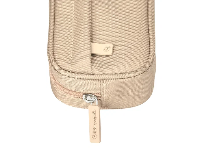 Liderpapel Estuche portatodo Classic ovalado crema