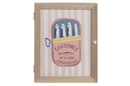 DKD Home Decor Guardallaves MDF Multicolor Colección Sardinas
