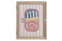 DKD Home Decor Guardallaves MDF Multicolor Colección Sardinas