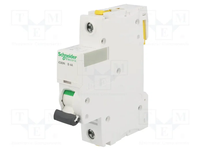 SCHNEIDER ELECTRIC Interruptor magnetotérmico iC60N 4A 1P B SCHNEIDER ELECTRIC Interruptor magnetotérmico iC60N 4A 1P B