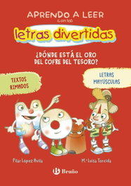 BRUÑO Aprendo a leer con las letras divertidas, 1. ¿Dónde está el oro del cofre del tesoro?