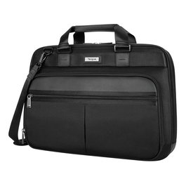Targus TBT932GL Maletín para Portátil 16 Pulgadas, Negro, Resistente al Agua, con Asa y Tirante para Hombro - 40.6 cm