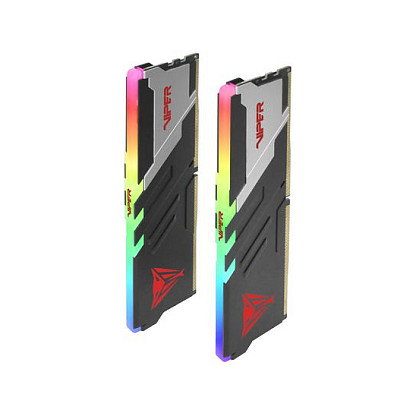Patriot Viper Venom RGB DDR5 RAM 64GB (2x32GB) 5600MHz Kit Dual Channel, DIMM 288-pin, CL40, XMP 3.0, PVVR564G560C40K
