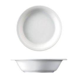 BENEDIKT Aristos Bol de Postre en Porcelana Blanca, Diámetro 19 cm, Vajilla (Set de 6)