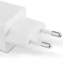 Hama 00201996 Cargador de Red GaN 65W PD/QC, 3 Puertos (2x USB-C + 1x USB-A), Blanco - Carga Rápida para Smartphone, Tablet y Portátil