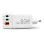 Hama Cargador de red Mini 65W PD/QC 2x USB-C 1x USB-A Blanco