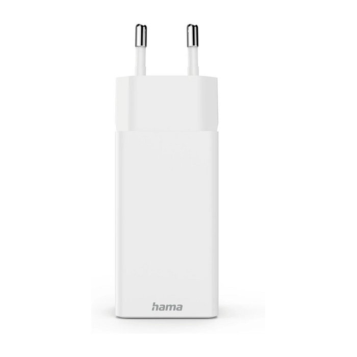 Hama Cargador de red Mini 65W PD/QC 2x USB-C 1x USB-A Blanco