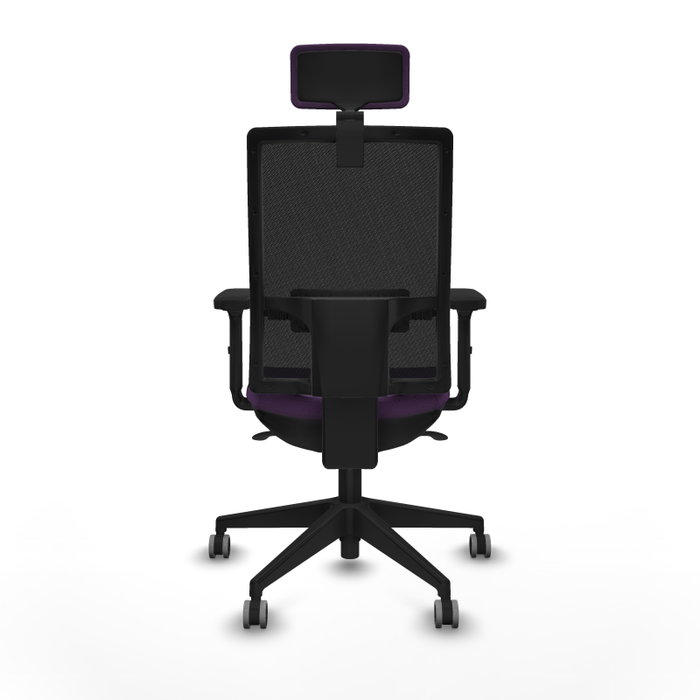 PIQUERAS Y CRESPO Silla de oficina Horna con mecanismo Sincro, Morado y Negro PIQUERAS Y CRESPO Silla de oficina Horna con mecanismo Sincro, Morado y Negro