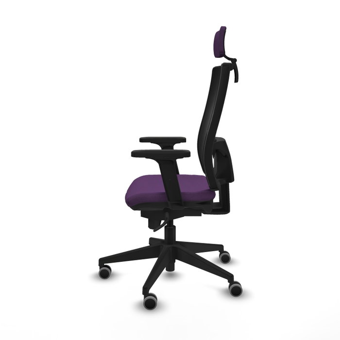 PIQUERAS Y CRESPO Silla de oficina Horna con mecanismo Sincro, Morado y Negro PIQUERAS Y CRESPO Silla de oficina Horna con mecanismo Sincro, Morado y Negro