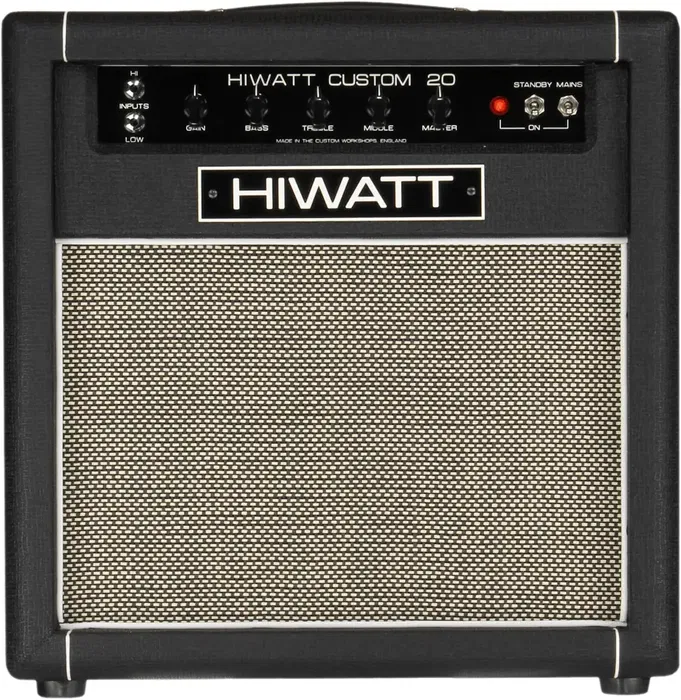 HIWATT Amplificador Guitarra Combo A Válvulas Custom 20 - 1X12 Fane F75 - 20W