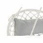 DKD Home Decor Silla Colgante de Algodón con Cojín, 82x62x123 cm