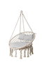 DKD Home Decor Silla Colgante de Algodón con Cojín, 82x62x123 cm