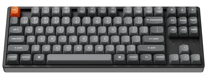 Keychron K8M-H1 Teclado Mecánico 80% TKL RGB Hot-Swap Super Red Switch Inalámbrico Bluetooth Negro Keychron K8M-H1 Teclado Mecánico 80% TKL RGB Hot-Swap Super Red Switch Inalámbrico Bluetooth Negro