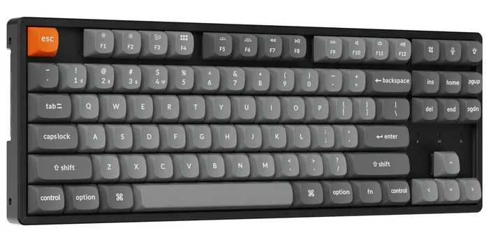 Keychron K8M-H1 Teclado Mecánico 80% TKL RGB Hot-Swap Super Red Switch Inalámbrico Bluetooth Negro Keychron K8M-H1 Teclado Mecánico 80% TKL RGB Hot-Swap Super Red Switch Inalámbrico Bluetooth Negro