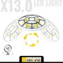 Mondo Motors Ultradrone X13 LED Light con efectos de luz