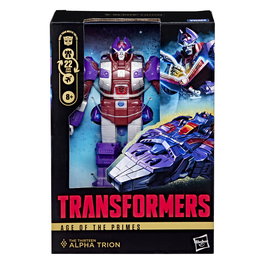HASBRO Transformers Alpha Trion Age of the Primes Figura 17,5cm Articulada Convertible en 22 Pasos con Accesorios