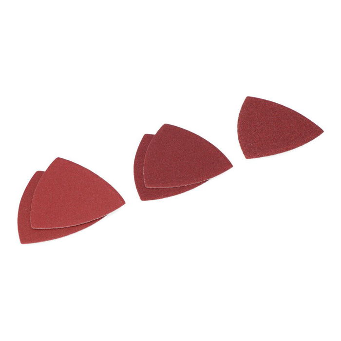 Koma Tools Lijas para Multiherramienta 08765, Pack de 5 Unidades, Granos P60, P80 y P120, 9 x 8.5 cm