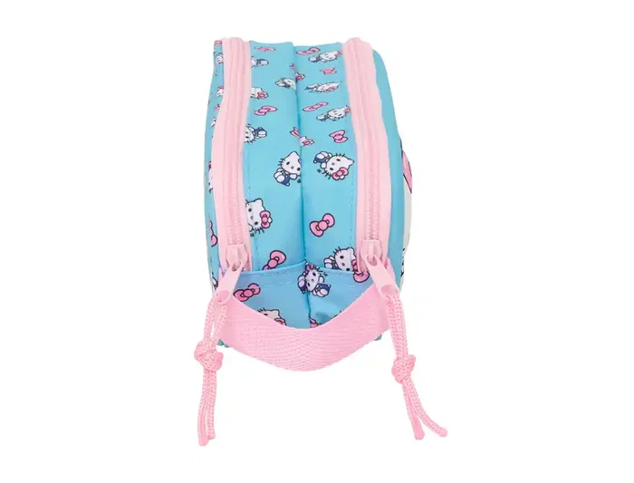 Safta Bolso Escolar Portatodo, Estuche Doble con Diseño 3D Hello Kitty, Colección Hello Kitty, 80 x 210 x 60 mm Safta Bolso Escolar Portatodo, Estuche Doble con Diseño 3D Hello Kitty, Colección Hello Kitty, 80 x 210 x 60 mm