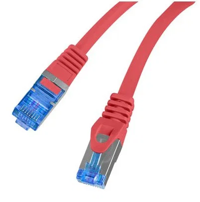 Lanberg PCF6A-10CC Cable de Red Ethernet LAN 0,25 m Cat6a S/FTP (S-STP) 10 Gbit/s Rojo