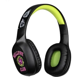 Konix Auriculares Inalámbricos Bluetooth 5.3 - Stranger Things - KON3328170000536 - Batería 30H - Micrófono - Negro/Amarillo para Smartphones y Tablets