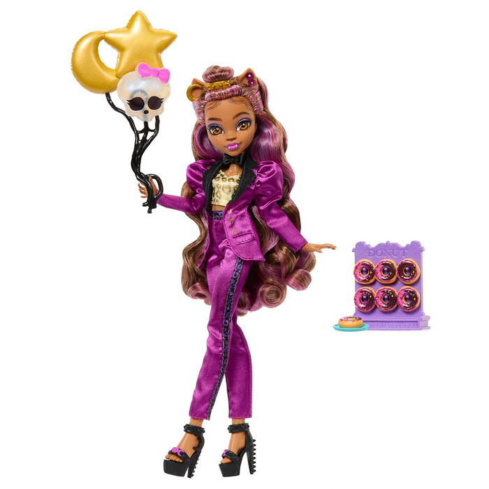 Mattel Monster High Clawdeen Wolf Monster Ball Party Dress Hnf69