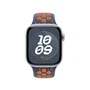 Apple Watch Nike Sport Band, Correo Fluoroelastomero con Clip de Aluminio, Diseño Jaspeado Azul/Naranja, Talla S/M, Modelos 38mm 40mm 41mm, Referencia MC2E4ZM/A